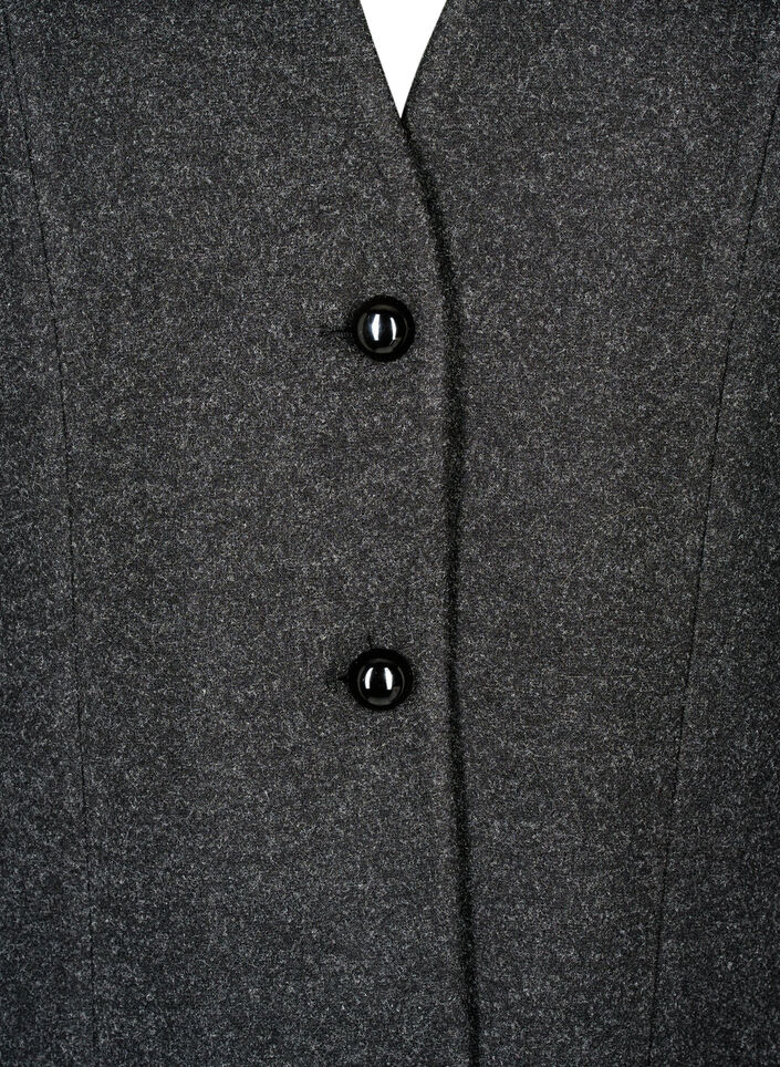 Blazer ajusté, Dark Grey Melange, Packshot image number 2
