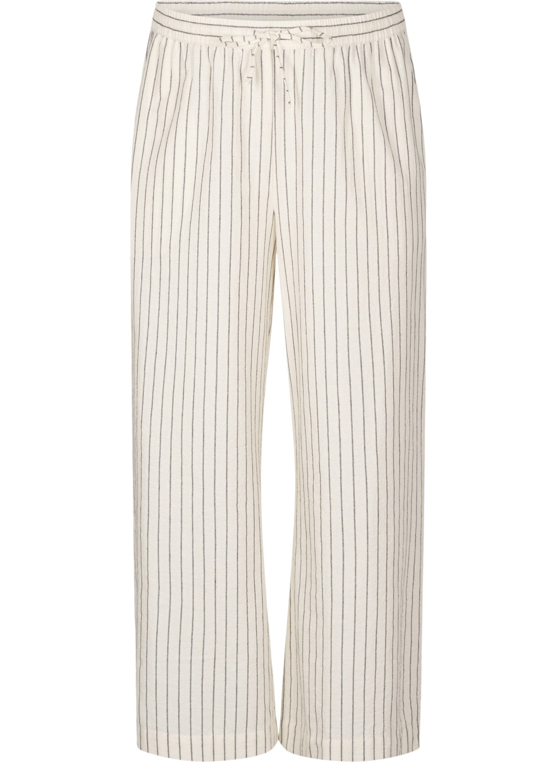 Pantalon ample avec taille haute et poches