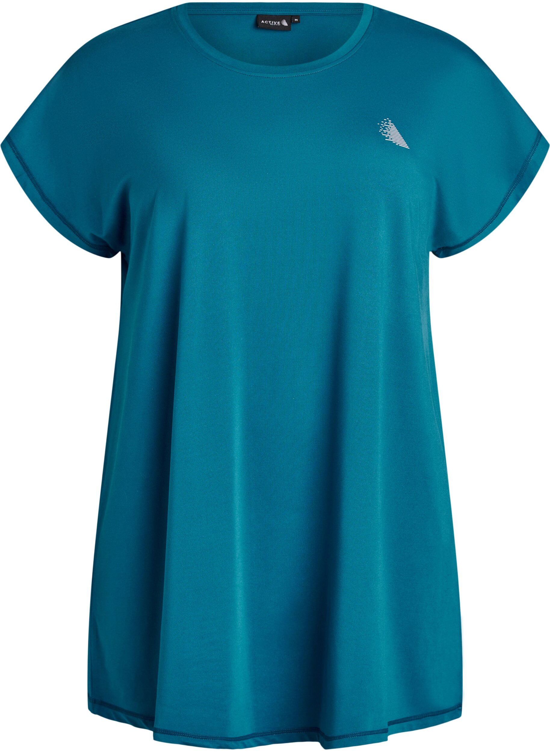 ZizziT-shirt long de sport, Bleu p&eacute;trole, Packshot image number 0