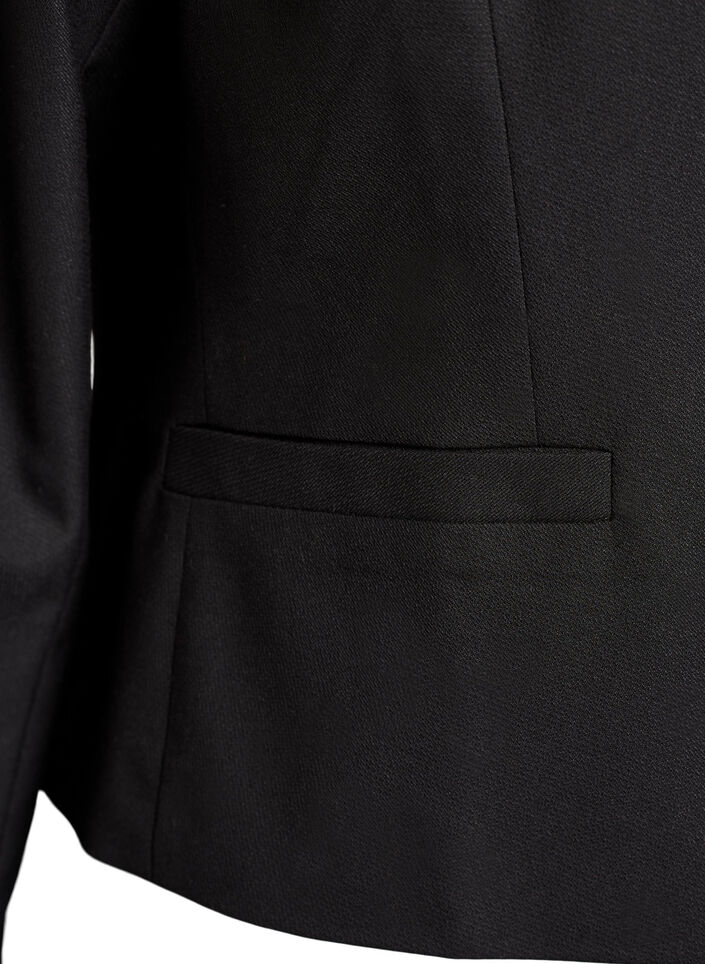 Veste courte avec boutons dorés, Noir, Packshot image number 3