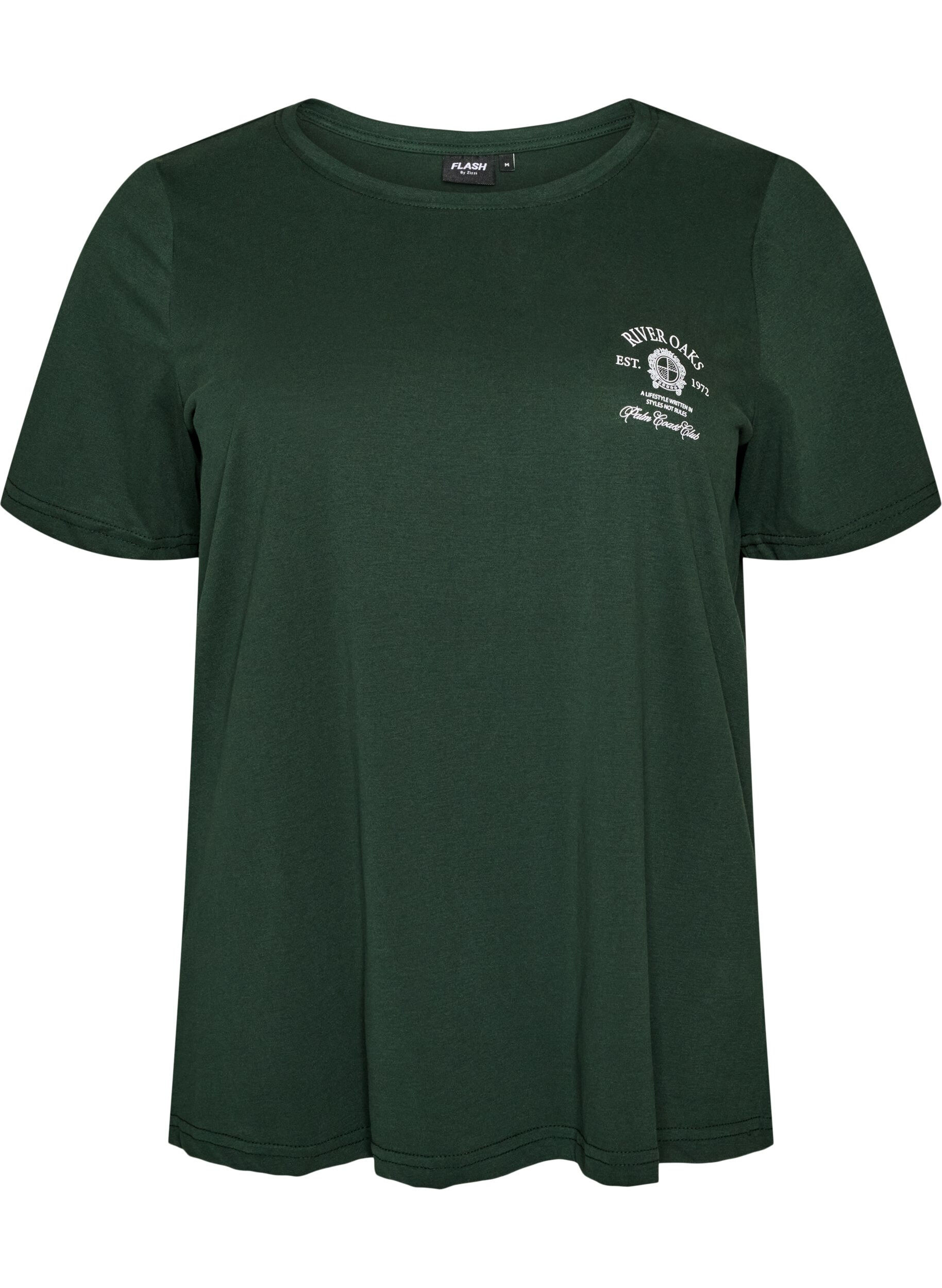 ZizziT-shirt imprim&eacute;, Vert, Packshot image number 0