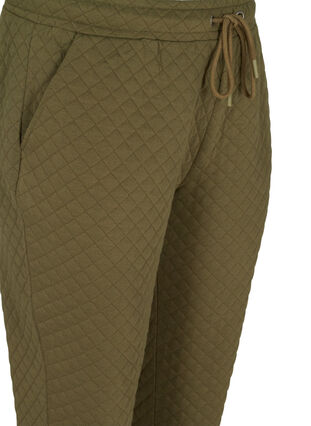 Pantalon à motifs avec cordon de serrage et poches, Ivy Green, Packshot image number 2