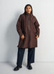 Imperm&eacute;able avec poches et capuche, Marron, Model image number 1
