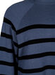 Pull en maille rayé avec un col roulé, B.Sea w.BlackStripes, Packshot image number 2