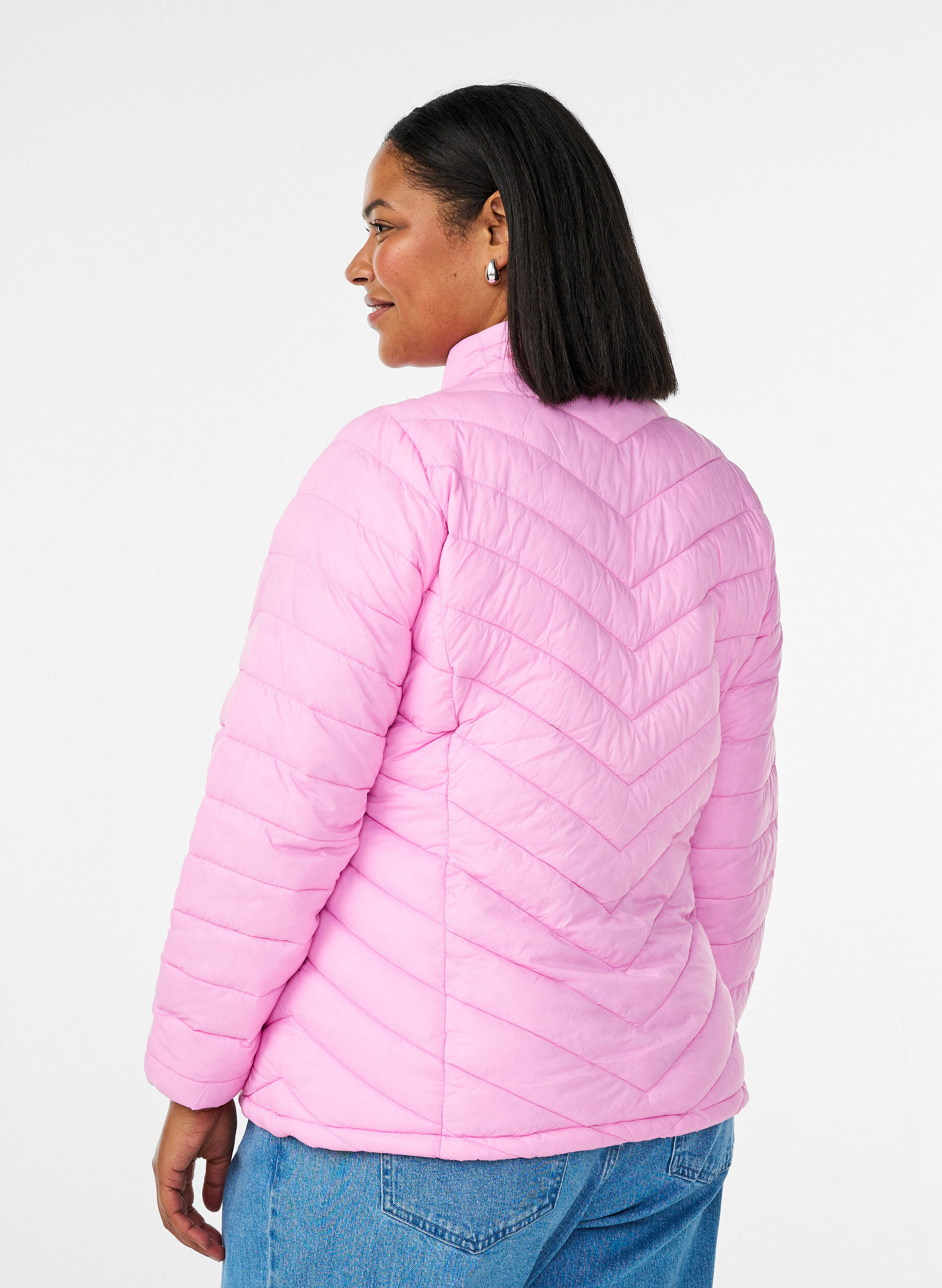 Zizzi Veste l&eacute;g&egrave;re avec poches, Rose, Model image number 2