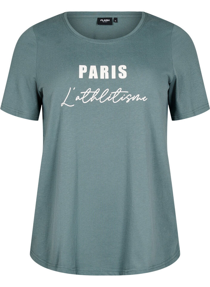 FLASH – T-shirt avec motif, Vert clair, Packshot image number 0