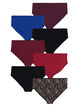 7-pack de culottes avec une taille standard, Bordeaux, Packshot image number 1