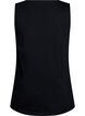 Top en coton avec forme en A, Noir, Packshot image number 1