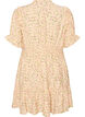 Robe courte en viscose avec volants, Jaune, Packshot image number 1