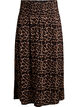 Jupe longue en viscose avec smocks, Marron, Packshot image number 0
