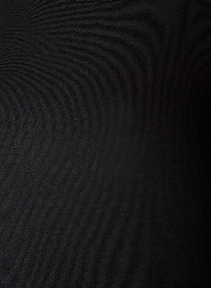 Robe sweat ample avec des poches, Noir, Packshot image number 2