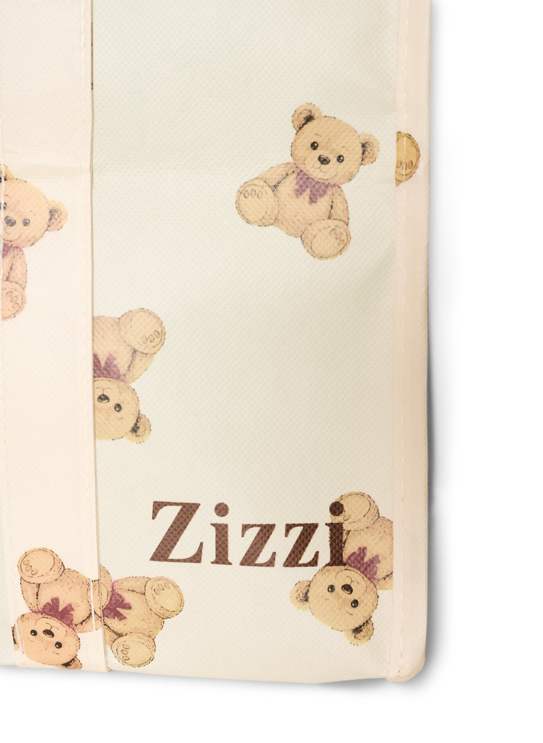 ZizziSac de magasinage avec fermeture &eacute;clair, Beige, Packshot image number 2