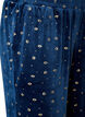 Bas de pyjama en velours avec un imprim&eacute; int&eacute;gral, Bleu, Packshot image number 2