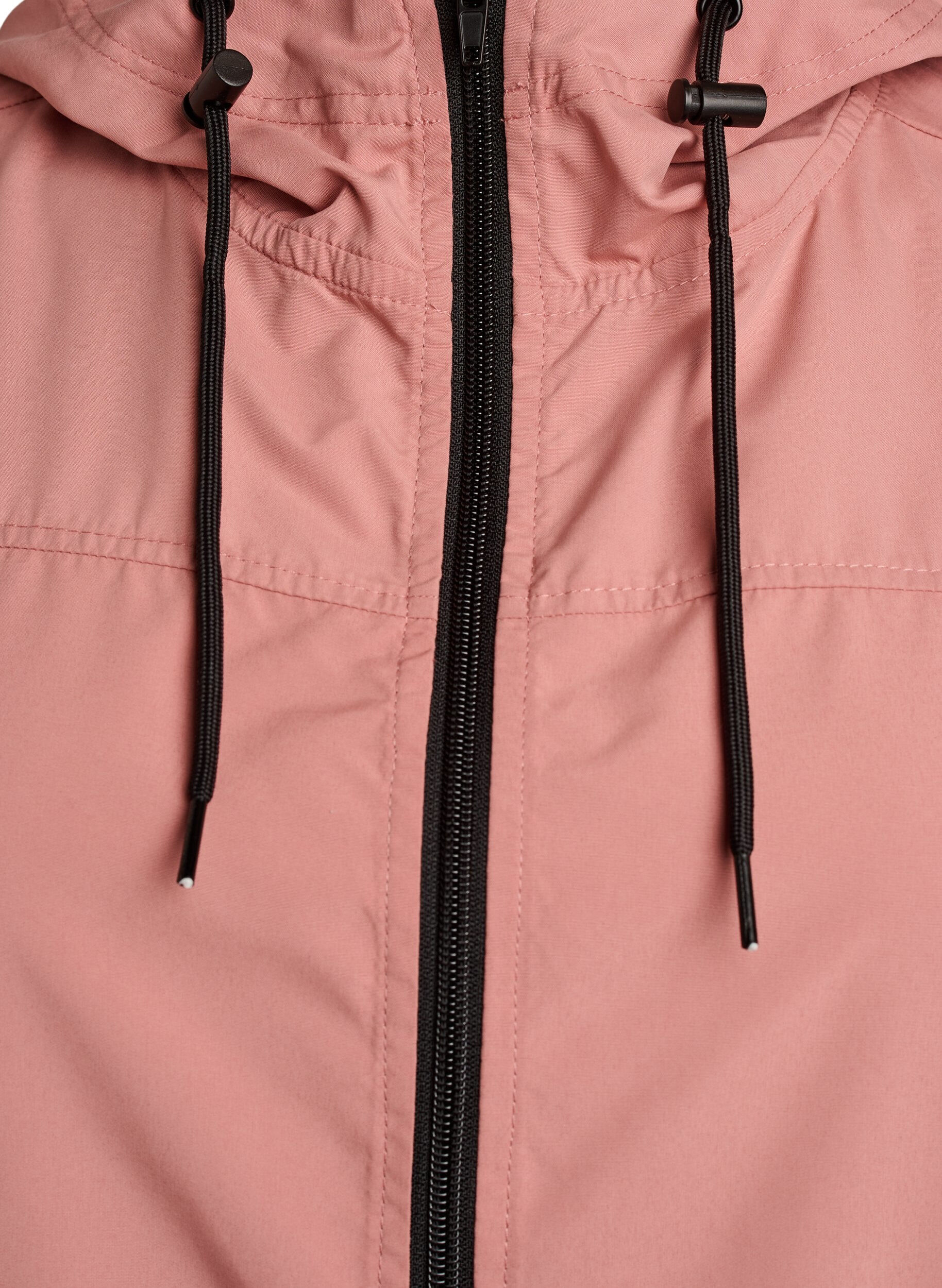 Zizzi Flash - Parka l&eacute;g&egrave;re avec capuche, Rose, Packshot image number 2