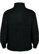 Pull en tricot avec col haut et fermeture &eacute;clair, Noir, Packshot image number 1