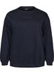 Sweat-shirt avec imprim&eacute; texte, Bleu, Packshot image number 0