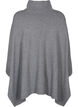 Poncho avec col montant, Medium Grey Melange, Packshot image number 1