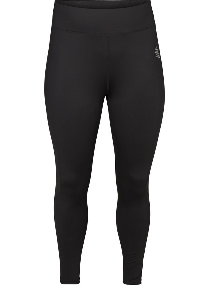 Legging sport basic cropped, Noir, Packshot image number 0