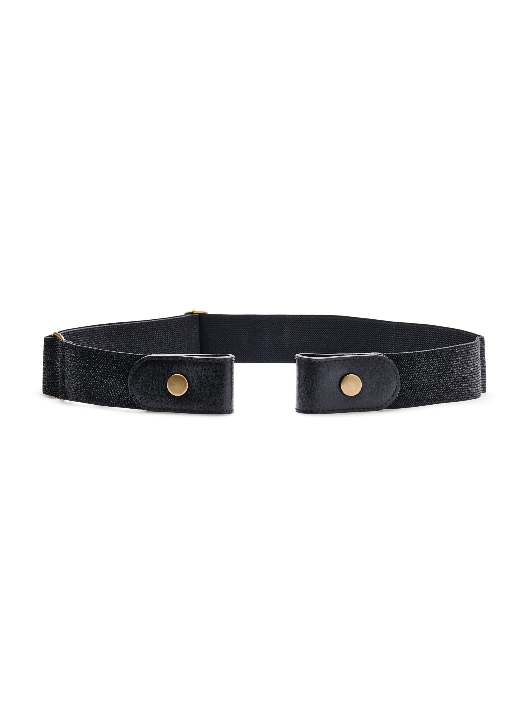 Zizzi Ceinture &eacute;lastique avec lurex, Black, Packshot image number 0