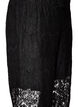 Pantalon droit en dentelle avec short int&eacute;rieur, Noir, Packshot image number 2