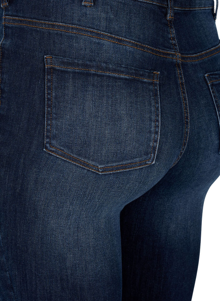 Jean super slim à taille haute, Dark Blue, Packshot image number 3