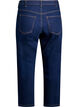 Vera jeans cropped &agrave; coupe droite, Bleu, Packshot image number 1