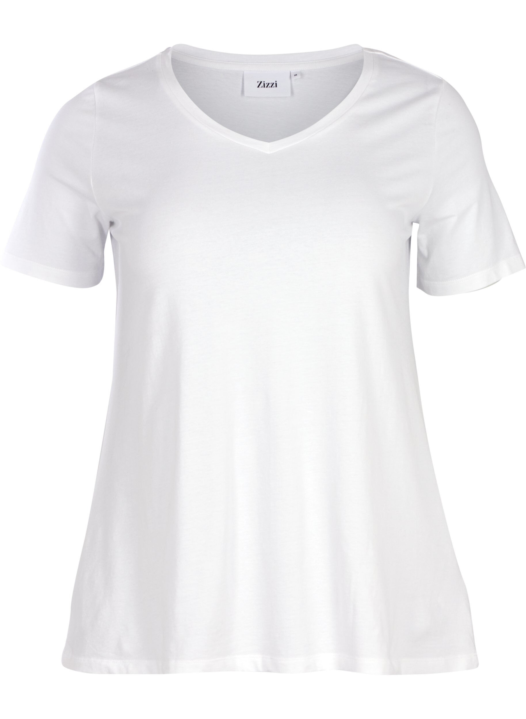 Zizzi T-shirt basique, Blanc, Packshot image number 0
