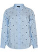 Chemise avec cerises brod&eacute;es, Bleu Clair, Packshot image number 0