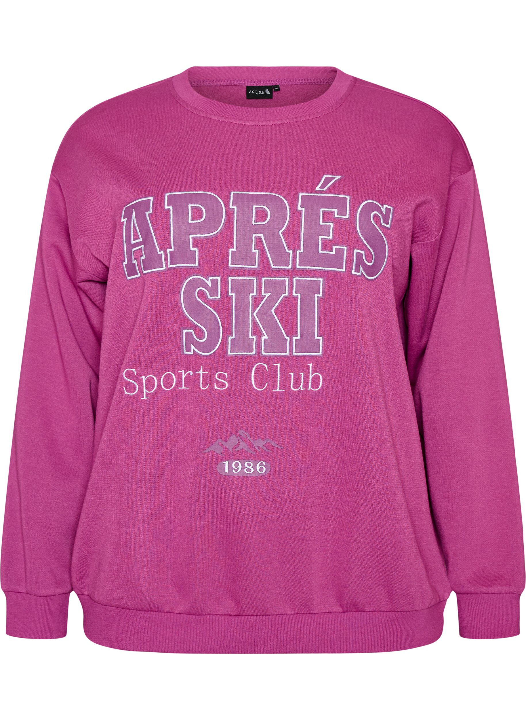 Sweat-shirt avec imprim&eacute; texte