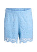 Short en dentelle taille haute avec poches, Bleu, Packshot image number 0