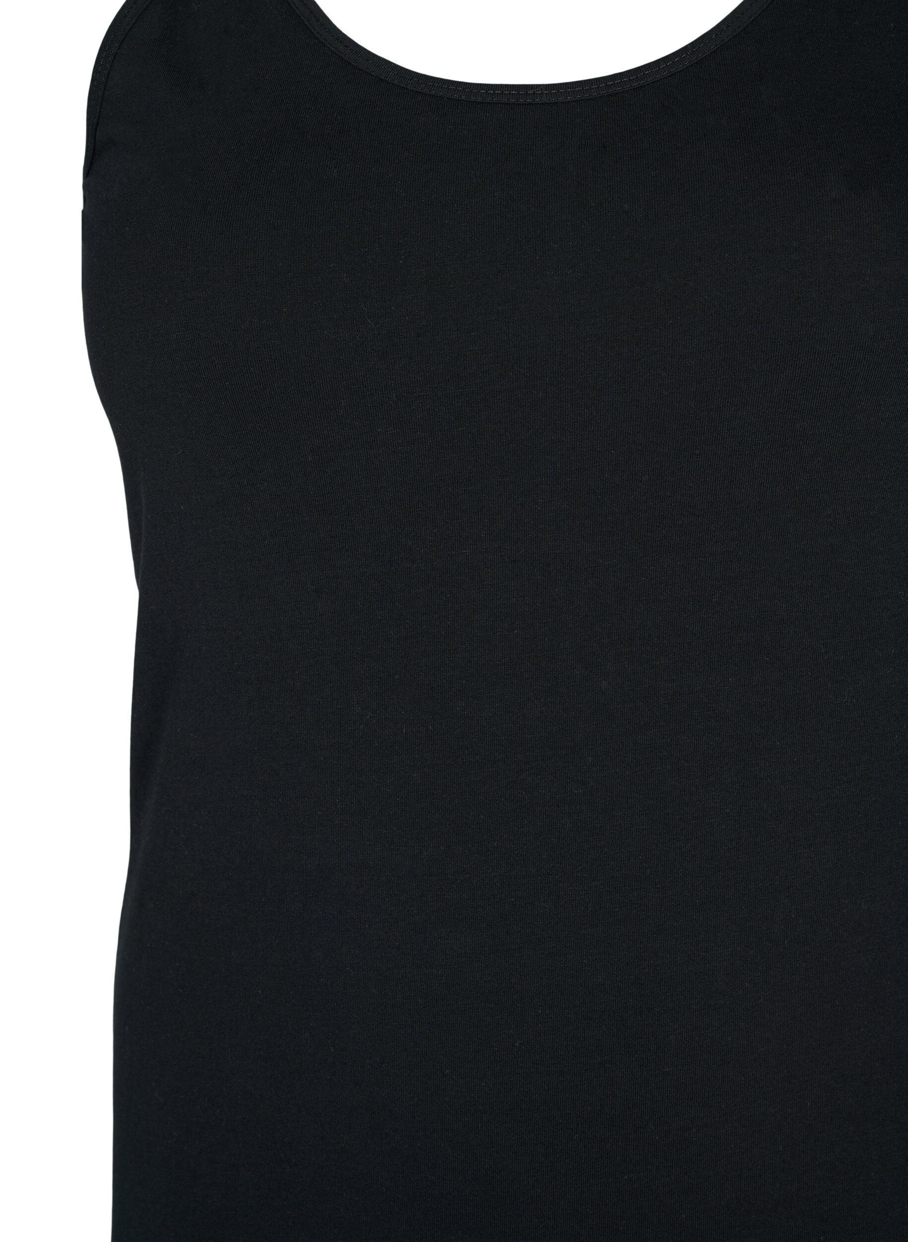 ZizziHaut basique en coton, Noir, Packshot image number 2