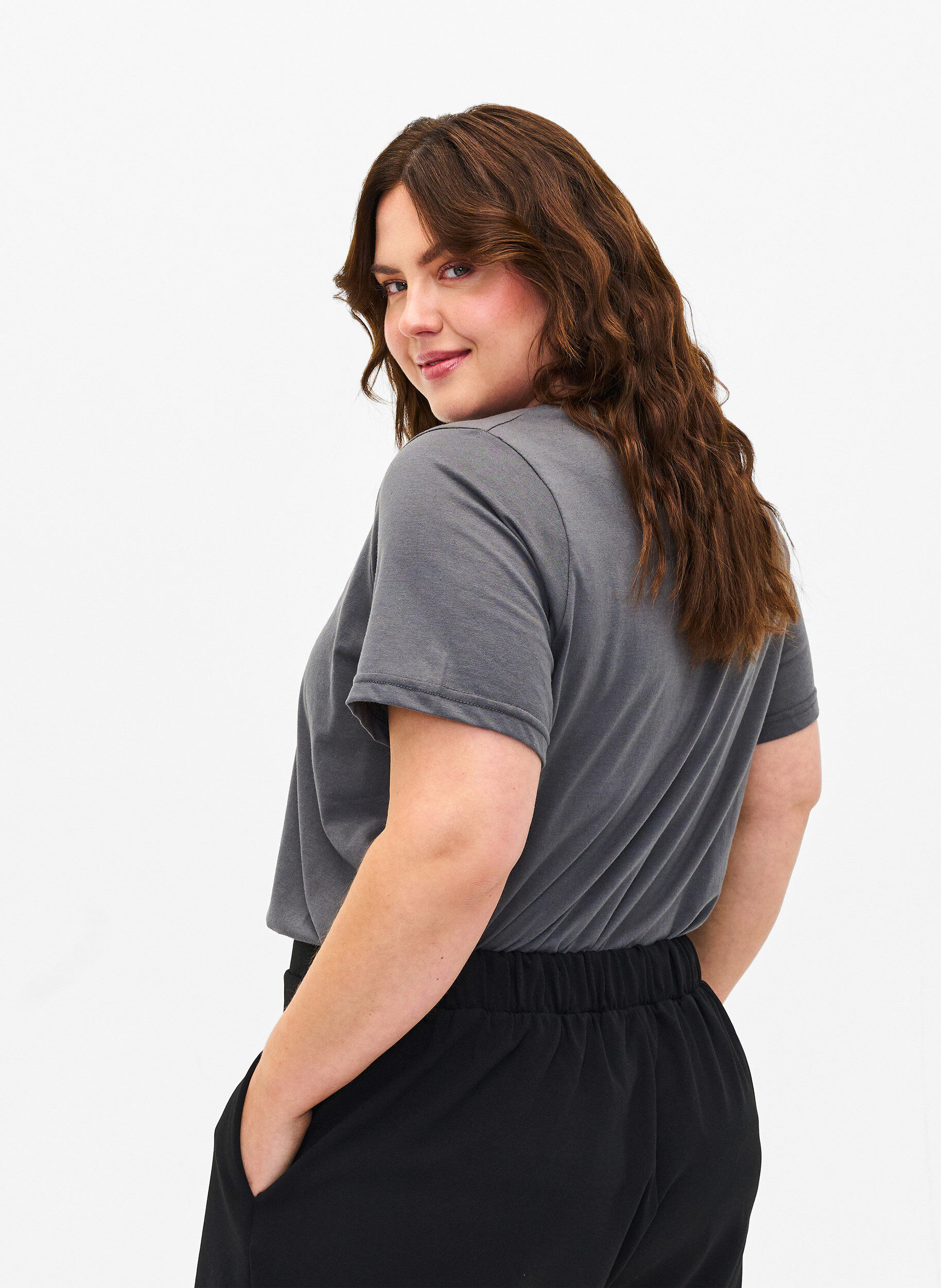 Zizzi FLASH - T-shirt avec motif, Iron Gate Chicago, Model image number 1