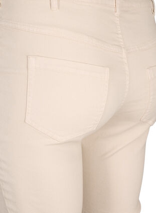 Emily jeans à coupe serrée avec une taille régulière, Oatmeal, Packshot image number 3