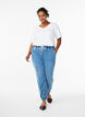 Pantalon de jogging en denim avec des poches, Bleu Clair, Model image number 0