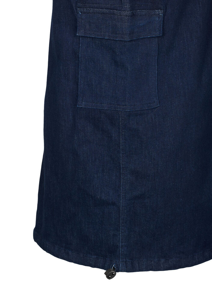Jupe maxi en denim, Dark Blue Denim, Packshot image number 2