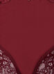 Culotte avec de la dentelle et un n&oelig;ud &agrave; l'arri&egrave;re, Bordeaux fonc&eacute;, Packshot image number 2