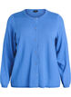 Cardigan &agrave; boutons ronds, Bleu, Packshot image number 0