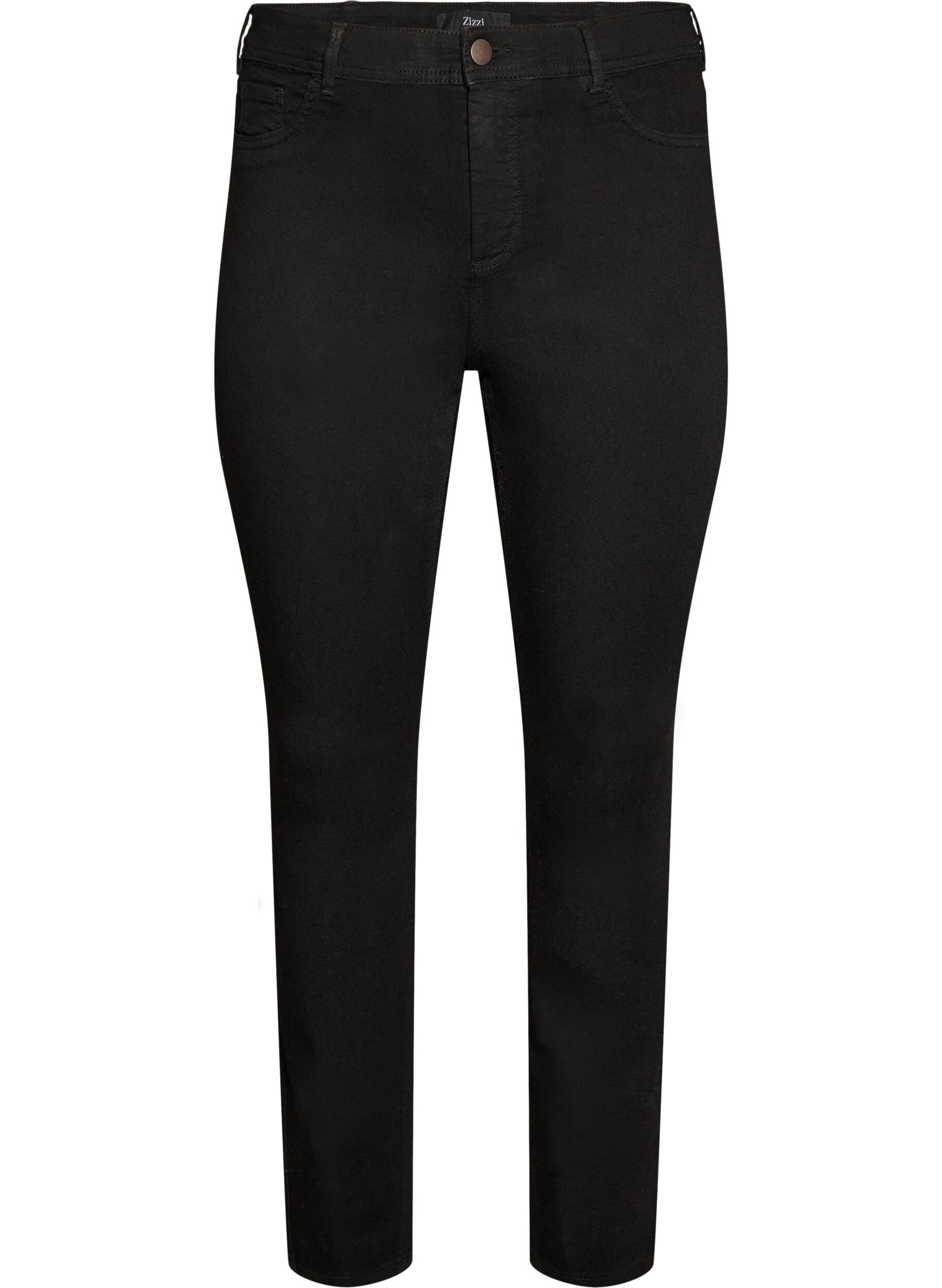 ZizziJean super slim Amy avec taille haute, Noir, Packshot image number 0