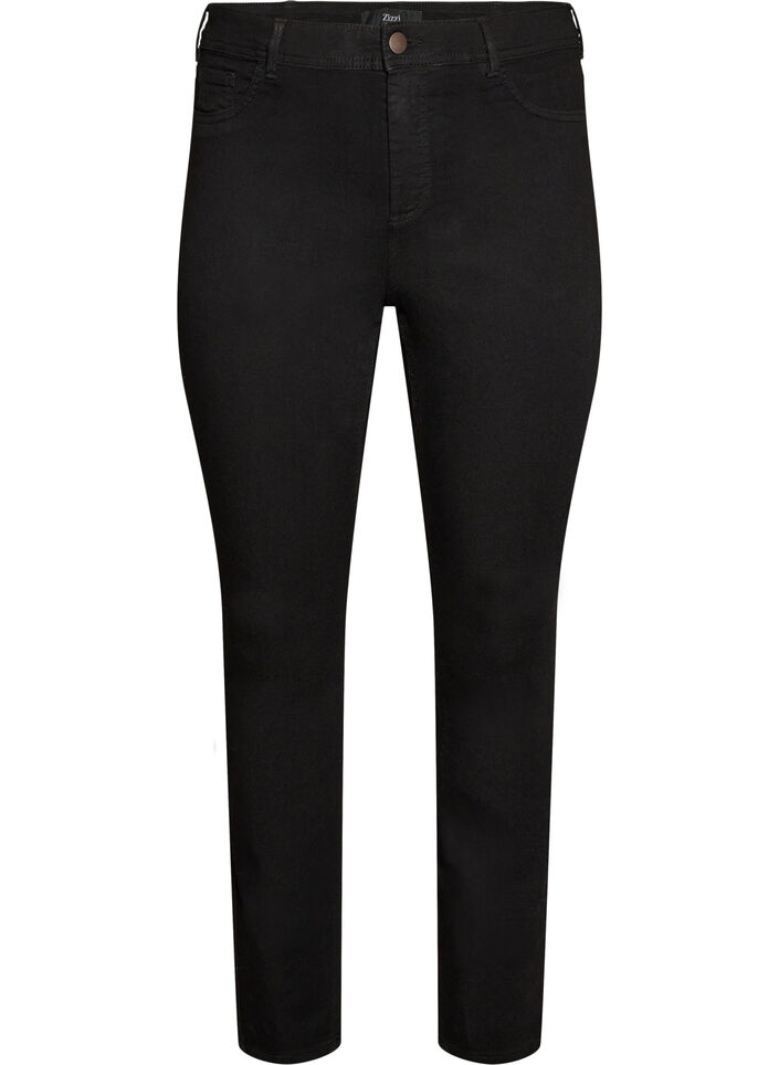 Jean super slim Amy avec taille haute, Noir, Packshot image number 0