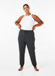 Pantalon en jersey taille haute, Dark Grey Melange, Model image number 0