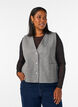 Blouse en mesh &agrave; manches longues, Noir, Model image number 0