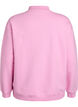 Sweatshirt &agrave; col montant et manches longues, Rose, Packshot image number 3