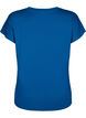 T-shirt de sport ample avec col en V, Blue Opal, Packshot image number 1