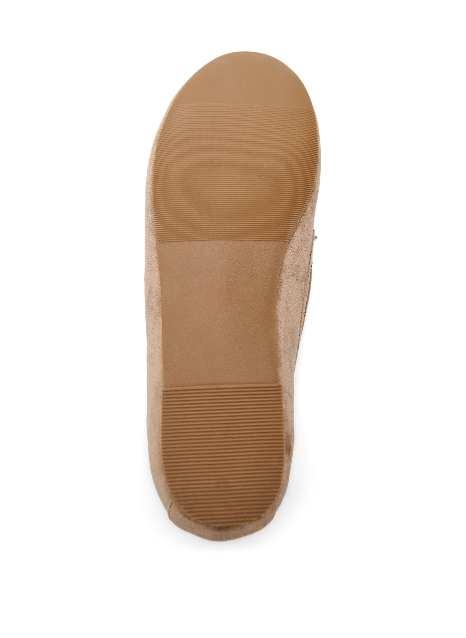 Zizzi Mocassins en su&eacute;dine, Beige, Packshot image number 4