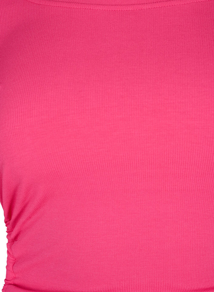 Robe moulante avec décolleté, Raspberry Sorbet, Packshot image number 2