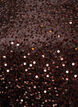 Blouse en sequins avec manches au coude, Marron, Packshot image number 2