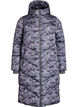 Doudoune longue camouflage, Gris anthracite, Packshot image number 0