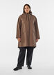 Imperm&eacute;able avec poches et capuche, Marron, Model image number 1