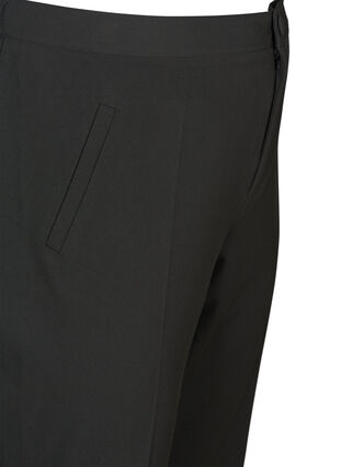 Pantalon classique taille élastiquée, Black, Packshot image number 2