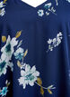 Chemisier en mousseline avec imprim&eacute; floral et manches longues, Bleu, Packshot image number 2
